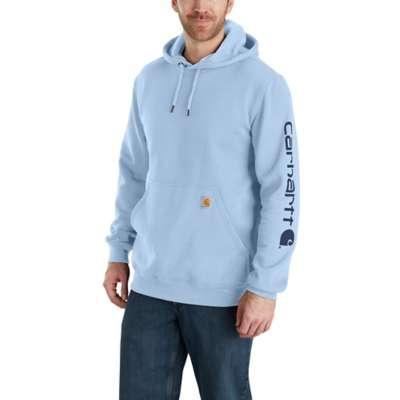 Carhartt Mens Loose Fit Midweight Logo Sleeve Graphic Sweatshirt