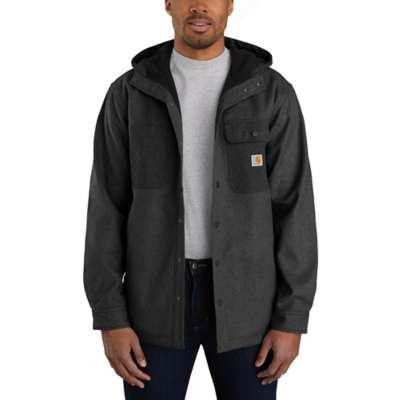 Carhartt Men's Rain Defender Relaxed Fit Heavyweight Hooded Shirt Jac