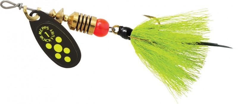 Mepps Black Fury Dressed Treble Size 1