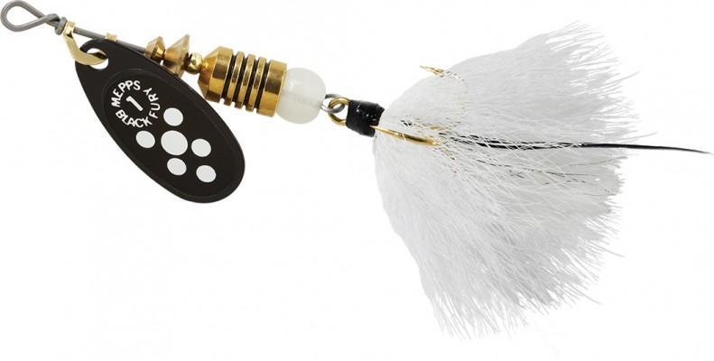 black fury fishing lure Mepps Black Fury Dressed