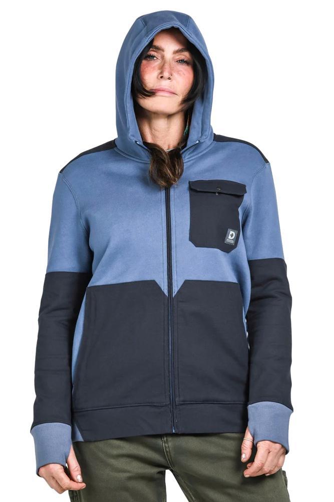 Women's Rugged Zip Hoodie | Vintage Blue