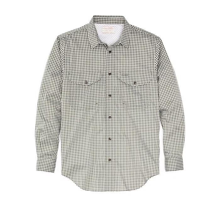 Filson Mens Twin Lakes Long Sleeve Sport Shirt