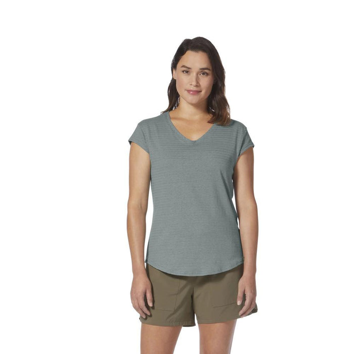 Royal Robbins Womens Vacationer VNeck Tee