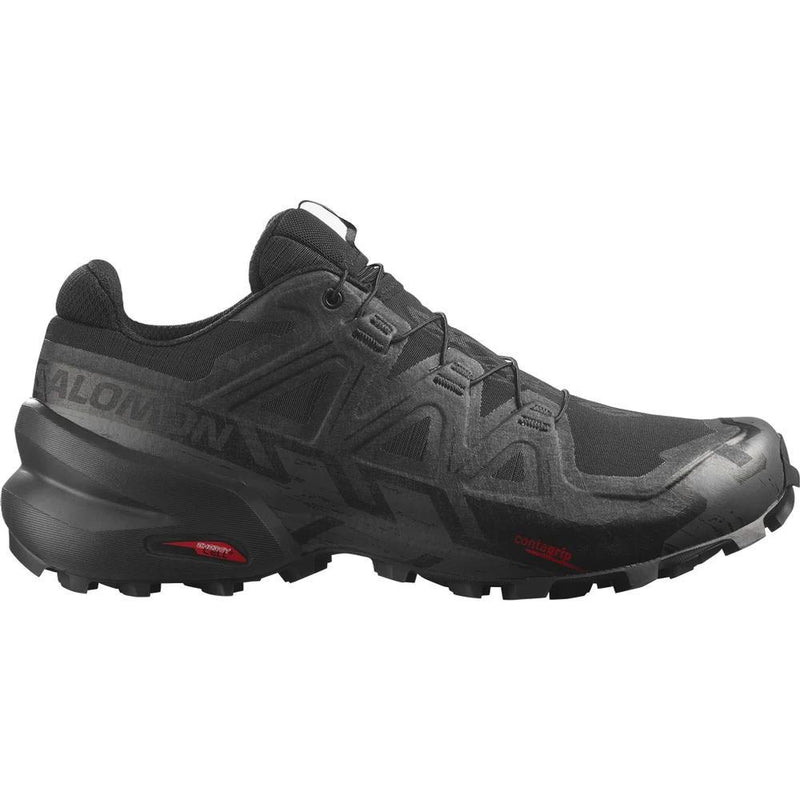 Salomon Mens Speedcross 6 GoreTex Trail Running Shoe in Black