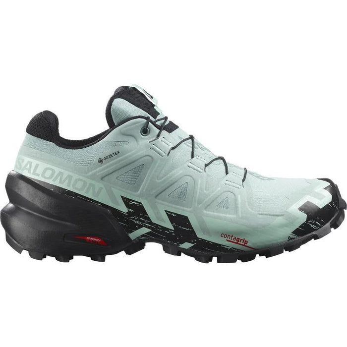 Salomon Womens Speedcross 6 GoreTex Trail Running Shoe in Aquifer