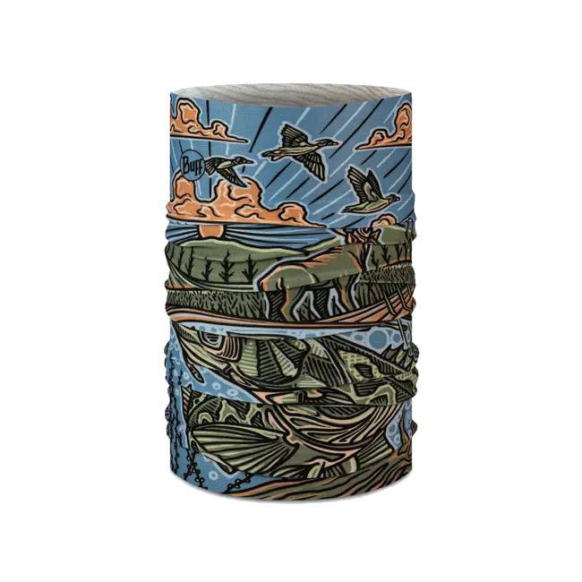 Buff Coolnet UV Neckwear Casey Underwood Bass Scape