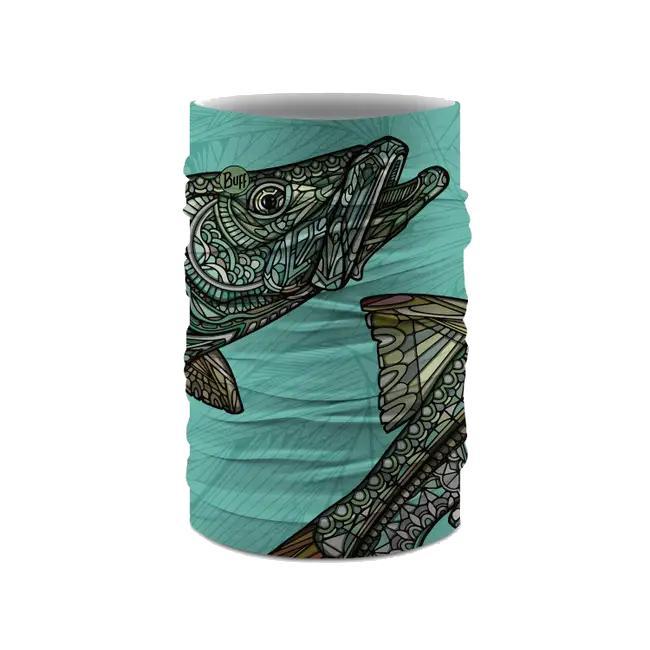 Buff Coolnet UV Neckwear Andrea Larko Snook Teal