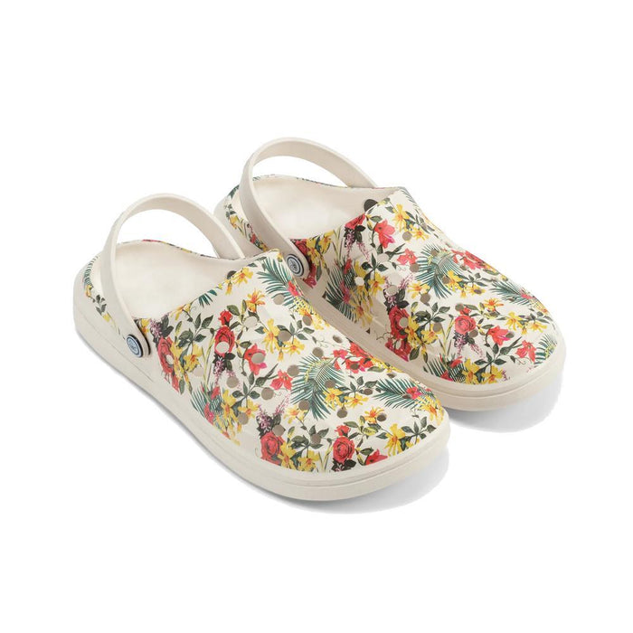 Joybees Womens Graphic Varsity Clogs