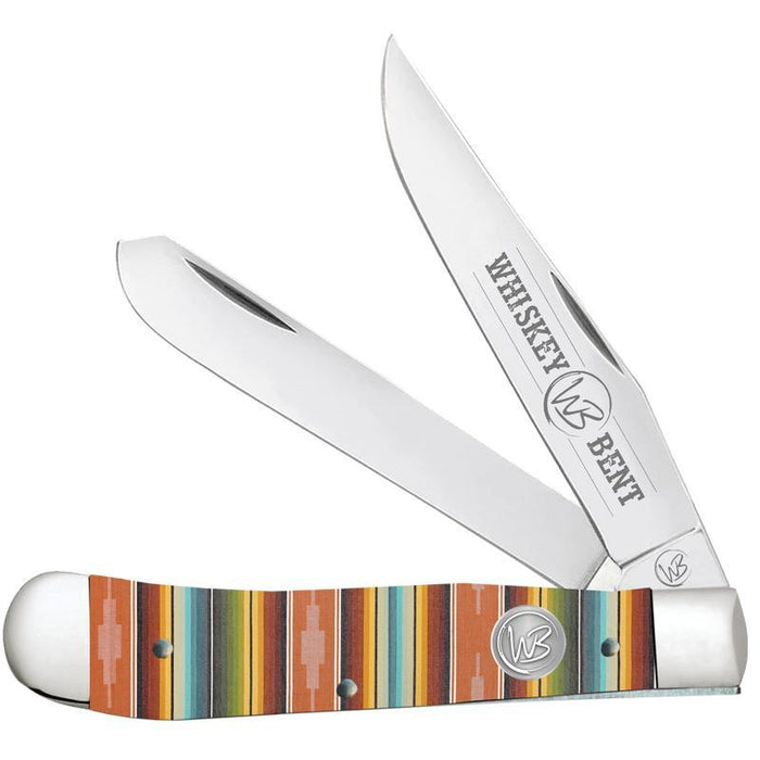 Whiskey Bent Knives Serape Sunrise Trapper Knife