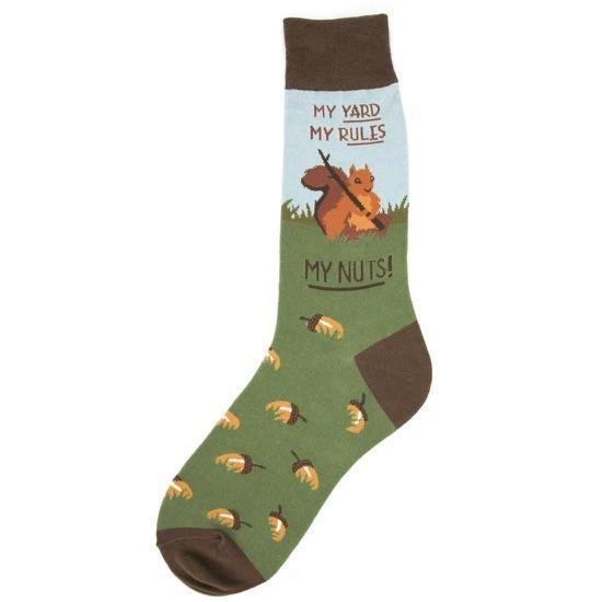 Foot Traffic Mens Squirrel Socks