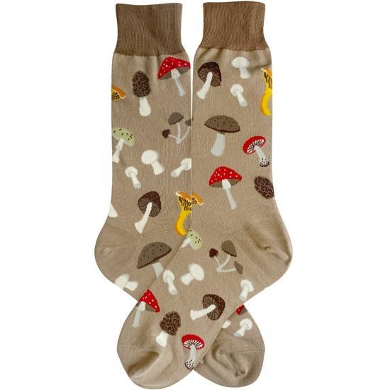 Foot Traffic Mens Mushroom Fungi Socks