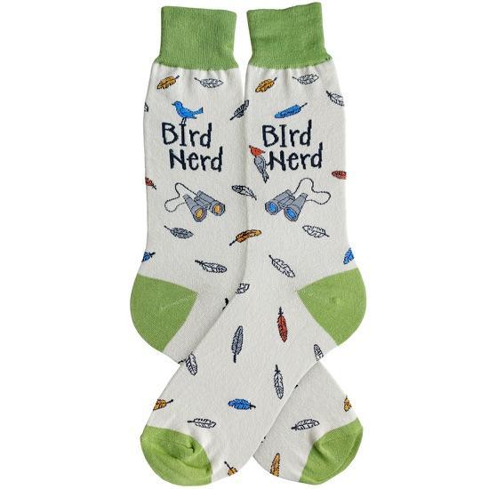 Foot Traffic Mens Bird Nerd Socks