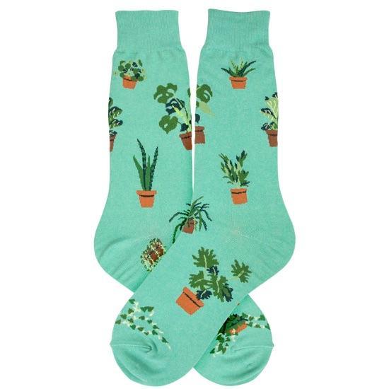 Foot Traffic Mens Plant Dude Socks