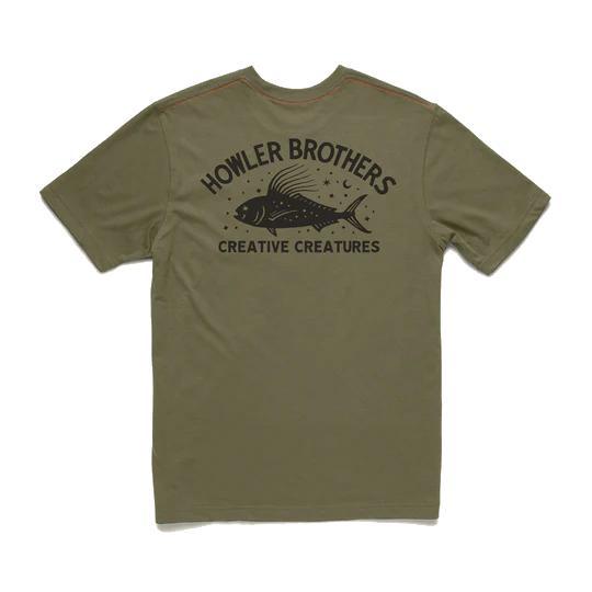 Howler Brothers Mens Short Sleeve Pocket Graphic Tee