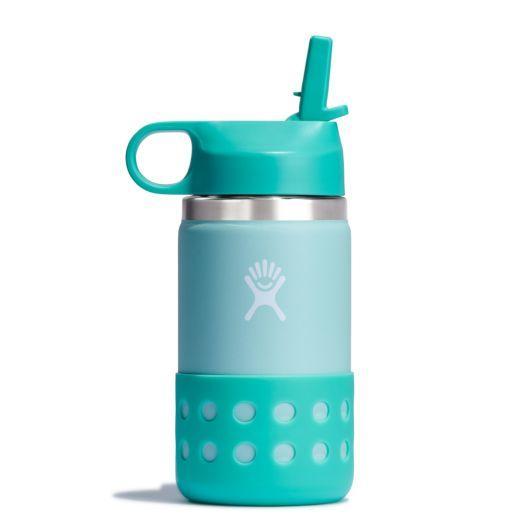 Hydro Flask Kids 12oz Wide Mouth Bottle with Straw Cap and Boot