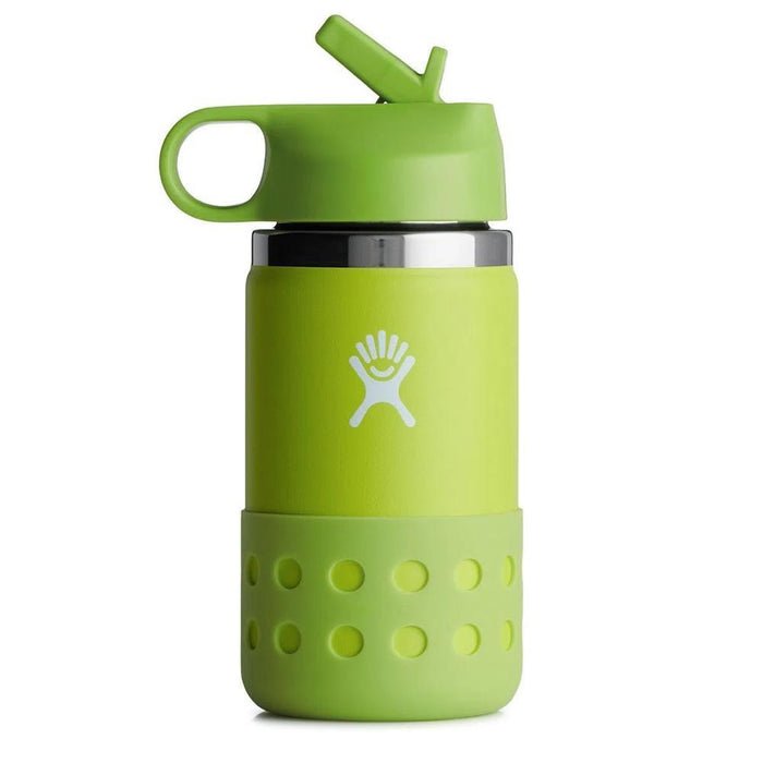 Hydro Flask Kids 12oz Wide Mouth Bottle with Straw Cap and Boot