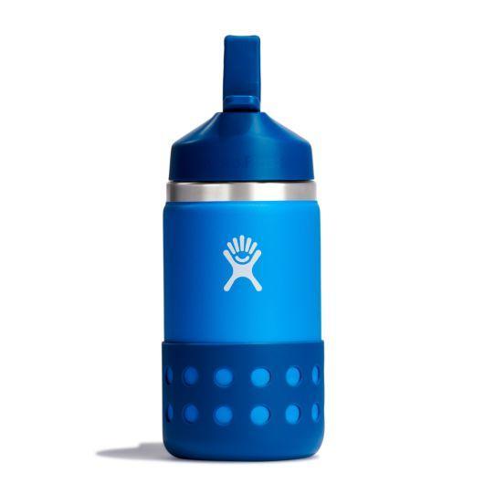 Hydro Flask Kids 12oz Wide Mouth Bottle with Straw Cap and Boot