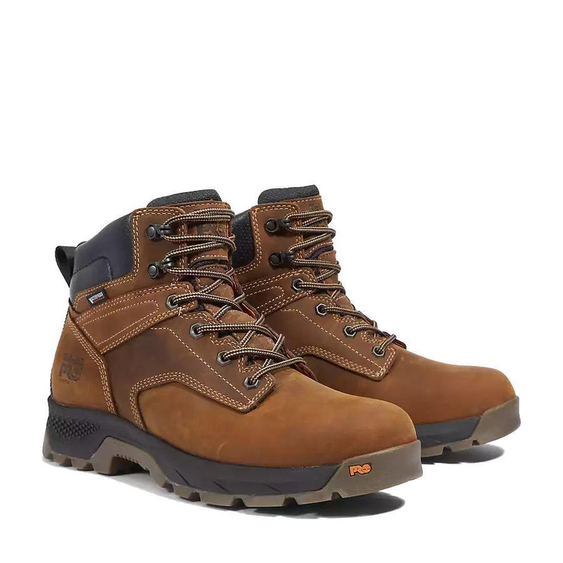 Men's Pro 6" TiTAN EV Soft Toe Waterproof Work Boot | Brown
