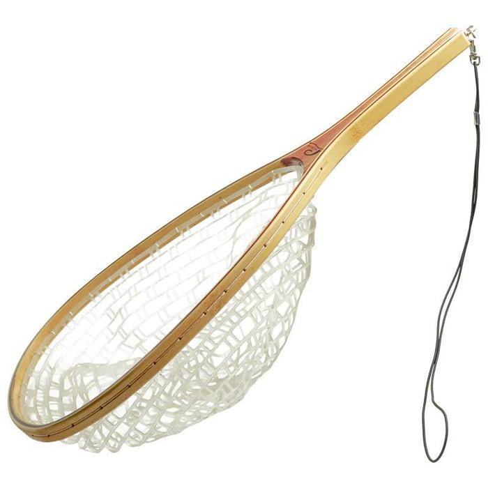 Promar Premium Wooden Trout Clear Rubber Landing Net