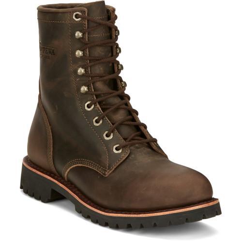 Men's 8" Classic 2 Unlined Soft Toe Work Boots | Wood