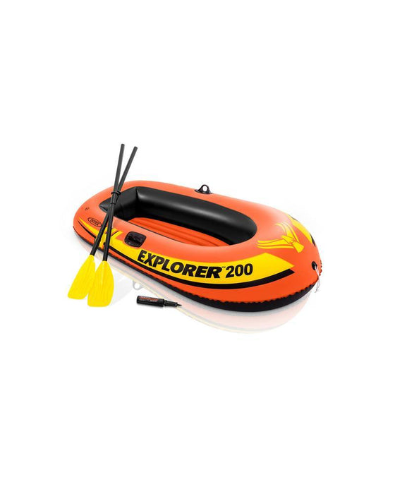 Intex Explorer 200 Inflatable 2 Person Boat Set