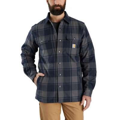 Carhartt Mens Relaxed Fit Flannel SherpaLined Shirt Jac