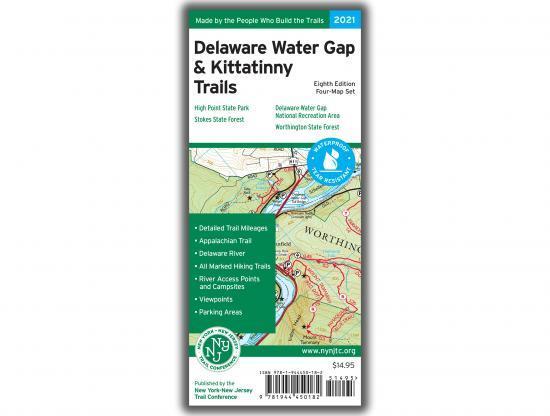 NYNJ Trail Conference Delaware Water Gap and Kittatinny Trails Map Set