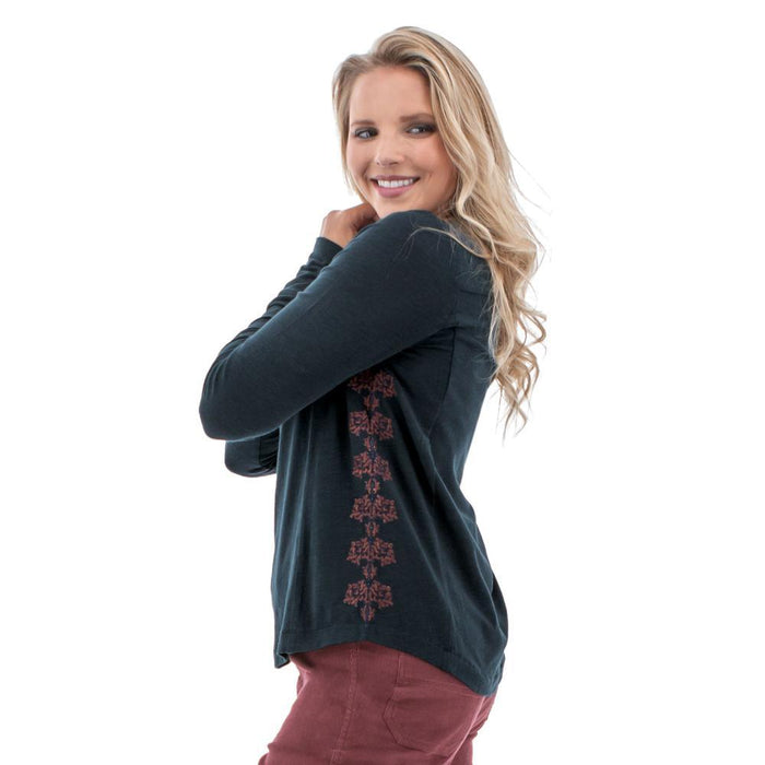 Aventura Womens Willow Long Sleeve Henley Top