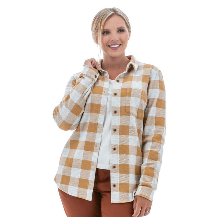 Aventura Womens Luscious Plaid Long Sleeve Shirt