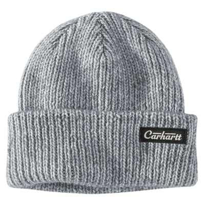 Rib Knit Carhartt Patch Beanie
