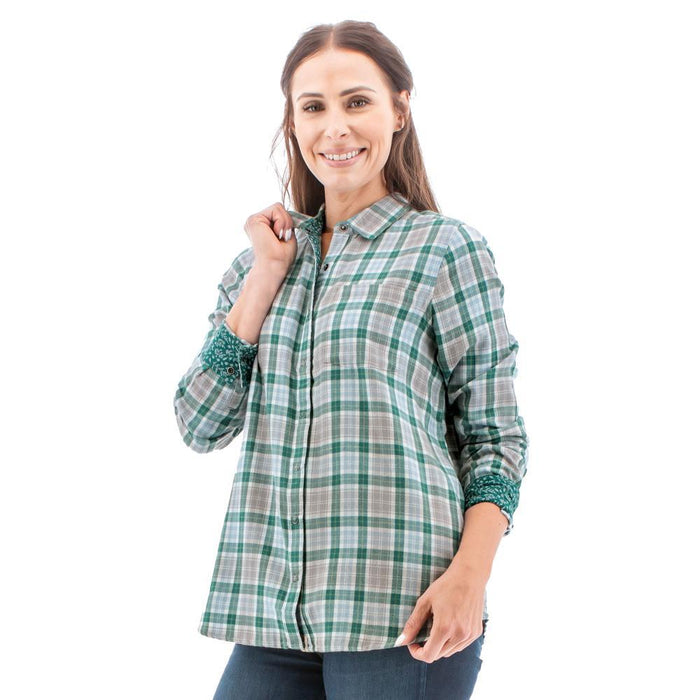 Old Ranch Womens Sidra Long Sleeve Flannel Shirt