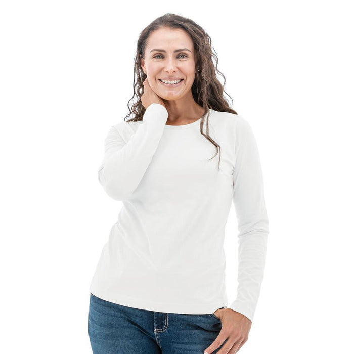 Old Ranch Womens Teton Long Sleeve Scoop Neck Tee