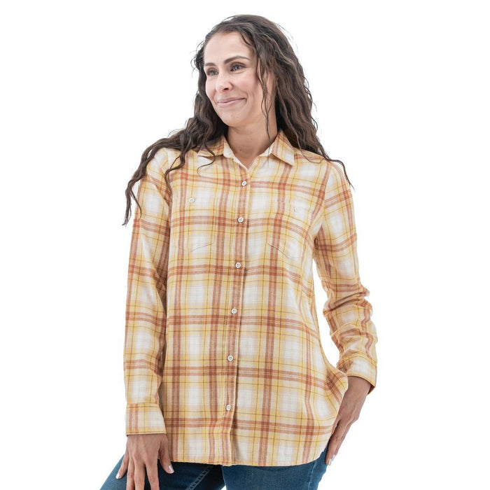 Old Ranch Womens Adair Boyfriend Long Sleeve Flannel Shirt