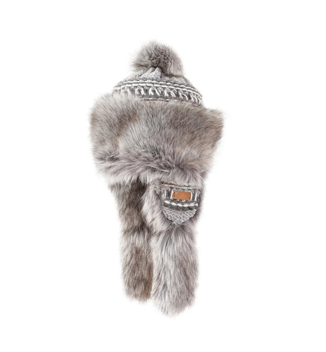 Starling Hats Bajka Faux Fur Hat with Earflaps