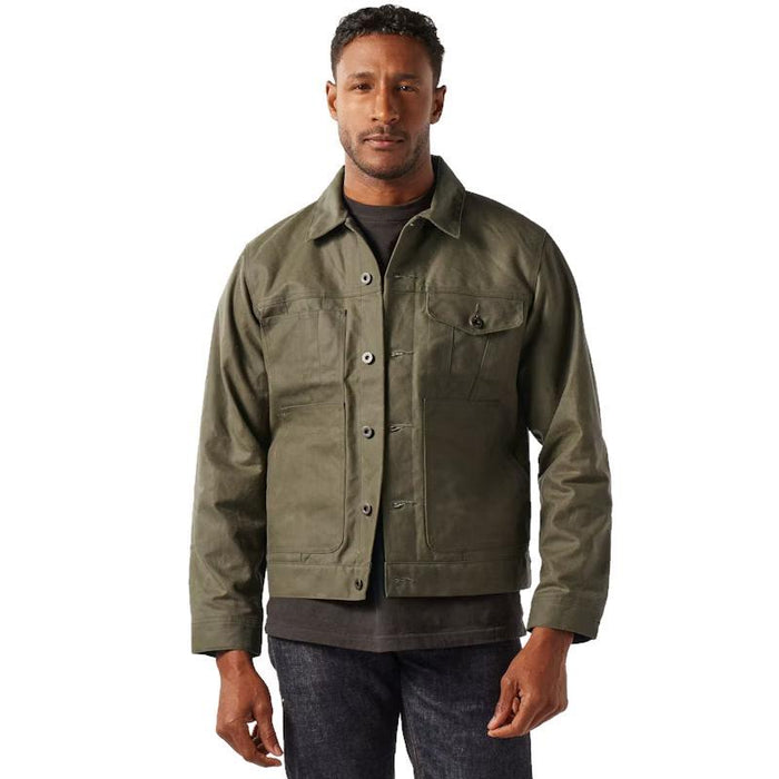 Filson Mens Tin Cloth Short Lined Cruiser Jacket