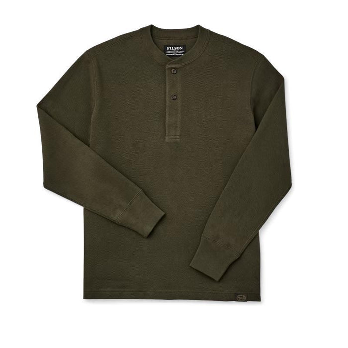 Filson Mens Waffle Knit Henley