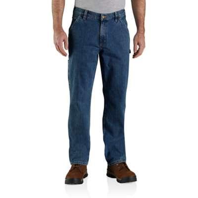 Carhartt Mens Utility Jean Loose Fit 100 Cotton Denim