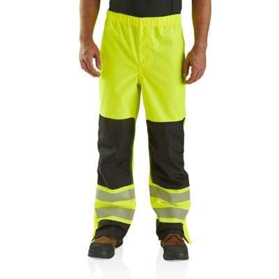 Carhartt Mens HighVisibility Class E Waterproof Pants