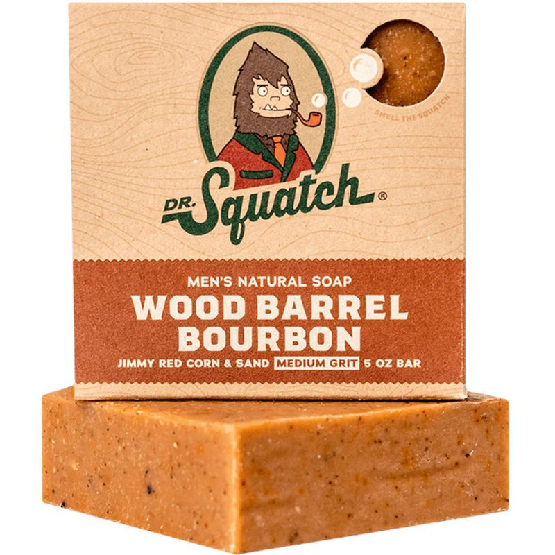 Dr Squatch Bar Soap | Exfoliating Wood Barrel Bourbon