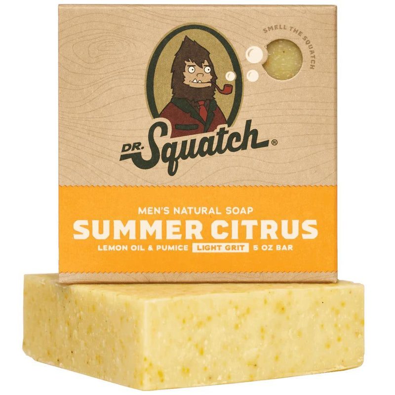Dr Squatch Bar Soap | Gentle Exfoliating Summer Citrus