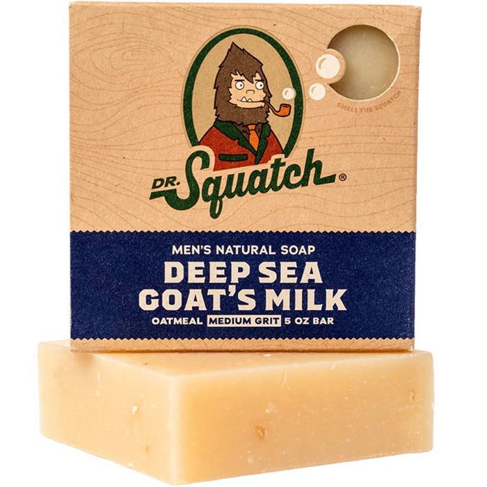 Dr Squatch Deep Sea Goats Milk Exfoliating Bar Soap