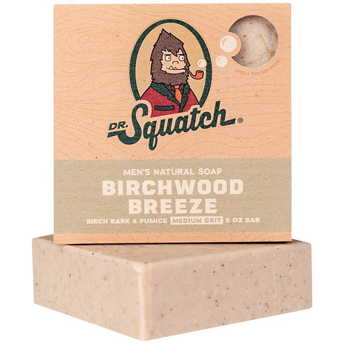 Dr Squatch Birchwood Breeze Exfoliating Bar Soap