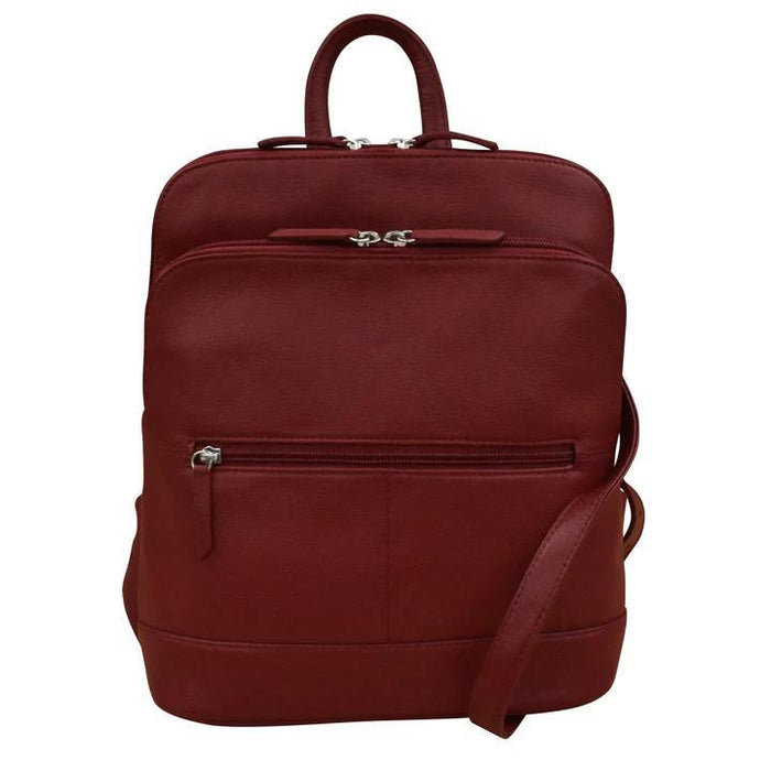 Ili New York RFID Blocking Leather Backpack