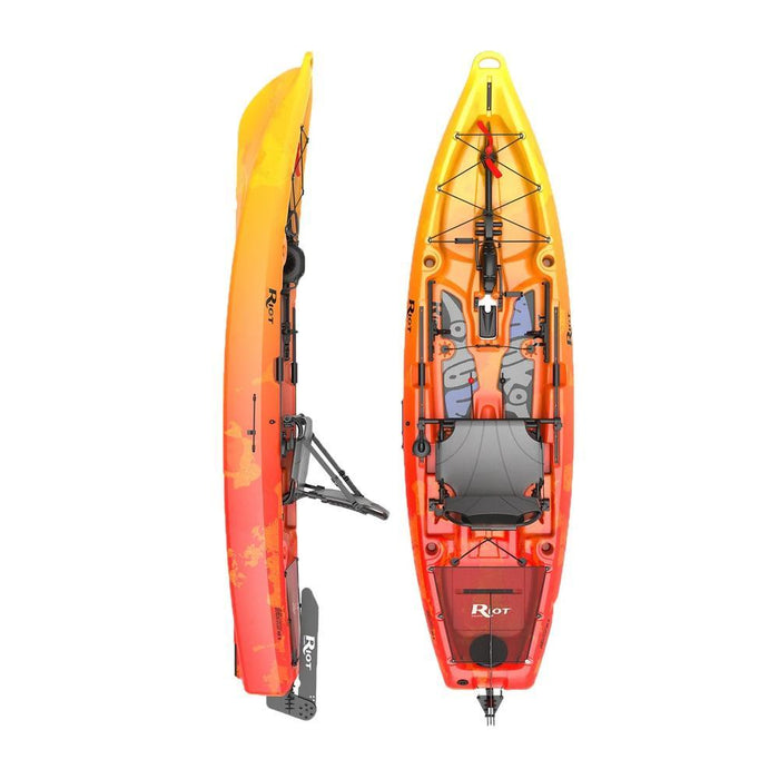 Riot Kayaks Mako 10.5 with Pedal Drive