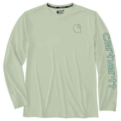 Carhartt Mens Force Sun Defender Lightweight Long Sleeve Logo Graphic TShirt