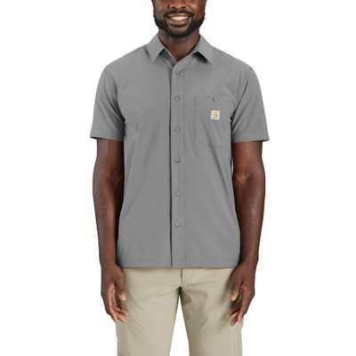 Carhartt Mens Force Sun Defender Relaxed Fit Lightweight Short Sleeve Shirt Big and Tall