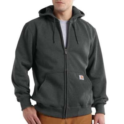 Carhartt Mens Rain Defender Loose Fit Heavyweight Full Zip Sweatshirt Big and Tall