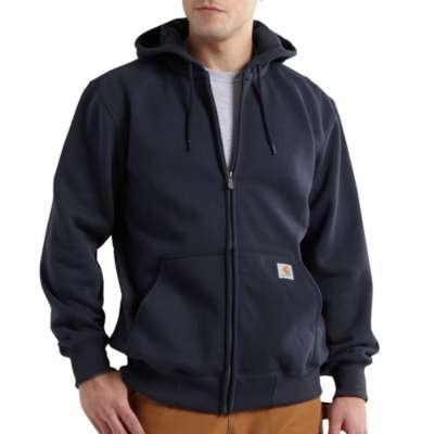 Carhartt Mens Rain Defender Loose Fit Heavyweight Full Zip Sweatshirt Big and Tall