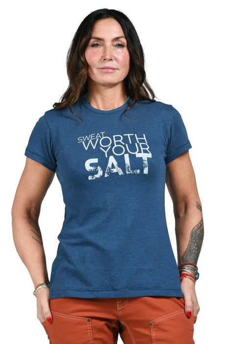 Dovetail Workwear Womens Sweat Worth Your Salt Crew Neck Tee