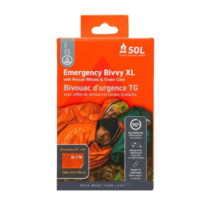 SOL Emergency Bivvy XL with Rescue Whistle